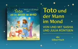 Hörbuch Hamburg: »Toto und der Mann im Mond«: Magische Weltall-Geschichten von Entertainer SASHA und Julia Röntgen