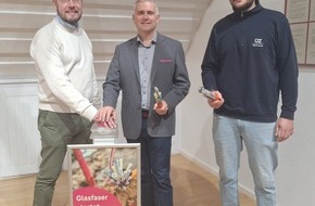Deutsche Telekom AG: Glasfasernetz steht: Wiesentheid auf der Überholspur
