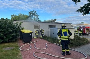 Freiwillige Feuerwehr Celle: FW Celle: Feuer in einer Abstellraum