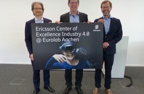 Ericsson GmbH: Ericsson eröffnet am F&E-Standort bei Aachen das Center of Excellence für die Industrie 4.0