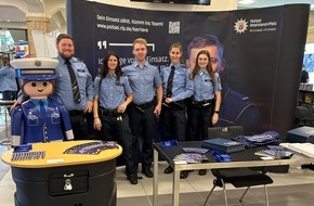 Polizeidirektion Landau: POL-PDLD: "Katapult" - Messe für Beruf und Bildung in der Jugendstil-Festhalle - Nachwuchswerber der Polizeidirektion Landau im Einsatz