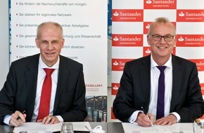 Santander Consumer Bank AG: Santander und Universität Bremen verlängern Partnerschaft