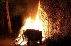Polizei Minden-Lübbecke: POL-MI: Drei Mülltonnenbrände in kurzer Zeit