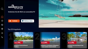 Pressemitteilung: Neue App-etizer für Urlaubshungrige auf sonnenklar.TV+