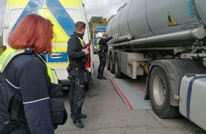 Kreispolizeibehörde Rhein-Kreis Neuss: POL-NE: Kontrollmaßnahme - Bündelung von Fachkompetenz bei der Überwachung gewerblicher Transporte im Straßenverkehr