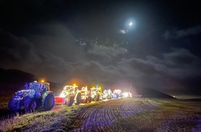 Polizeidirektion Kaiserslautern: POL-PDKL: Lichterfahrt mit Traktoren