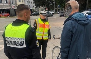 Polizeidirektion Lübeck: POL-HL: HL-St. Lorenz / Radfahrkontrollen in St. Lorenz: Polizei bemängelt fehlende Beleuchtung und falsche Straßenbenutzung