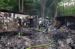 Feuerwehr Wetter (Ruhr): FW-EN: Wetter - gemeldeter Kleinbrand beschäftigt die Feuerwehr Wetter (Ruhr) insgesamt drei Stunden am Montag