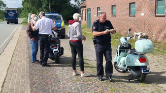 Polizeiinspektion Wilhelmshaven/Friesland: POL-WHV: Landesweiter Verkehrssicherheitstag 2025 - Kontrollaktion mit Schwerpunkt "motorisierte Zweiräder"