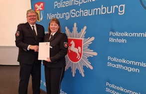 Polizeidirektion Göttingen: POL-GOE: Amtsübernahme im Polizeikommissariat Bad Nenndorf: Tamara Ehrmantraut-Riechers ist neue Dienststellenleiterin
