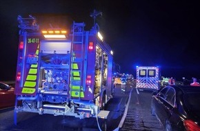 Polizeiinspektion Rotenburg: POL-ROW: A1: Schwerer Unfall unter Alkoholeinfluss - mehrere Verletzte