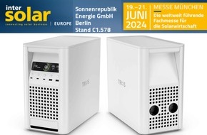 SEG Sonnenrepublik GmbH: Sonnenrepublik GmbH auf der Intersolar 2024 in München / An unserem Stand C1.578 stellen wir unseren Universalspeicher TRIOS und weitere Neuigkeiten vor
