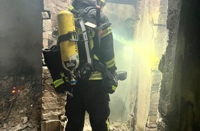 Feuerwehr Schermbeck: FW-Schermbeck: Starke Verrauchung in einem leerstehenden Gebäude