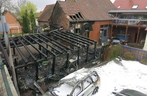 Polizeipräsidium Westpfalz: POL-PPWP: Brand auf Schreinereigelände