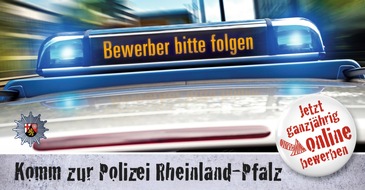Polizeipräsidium Koblenz: POL-PPKO: Mit Realschulabschluss in den Streifenwagen - Infoveranstaltung zum Polizeiberuf in Lahnstein