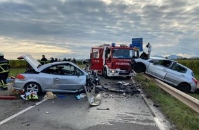 Polizeidirektion Landau: POL-PDLD: Tödlicher Verkehrsunfall Bornheim, B272 in Richtung Speyer Samstag, 17.10.2020, 15:56 Uhr