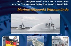 Presse- und Informationszentrum Marine: Hanse Sail 2014: Marine zum Anfassen