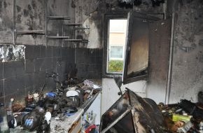 Polizeiinspektion Nienburg / Schaumburg: POL-NI: Wohnungsbrand - Polizei geht von Brandstiftung aus -Bild im Download-