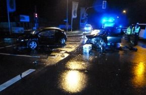 Feuerwehr Dinslaken: FW Dinslaken: Verkehrsunfall auf der Weseler Str. im Kreuzungsbereich zur Luisenstr.