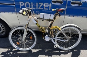Polizeipräsidium Frankfurt am Main: POL-F: 250515 - 0518 Frankfurt - Nied: Fahrrad mit Motor der Marke Eigenbau sichergestellt