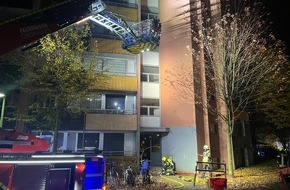 Feuerwehr Oberhausen: FW-OB: Brand in einem Fahrstuhlschacht