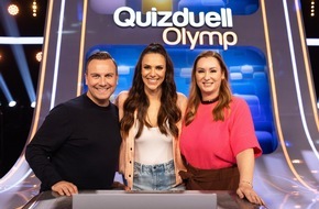 ARD Das Erste: Kulinarisches Ehepaar gegen den "Quizduell-Olymp": Tim und Katharina Raue bei Esther Sedlaczek / "Quizduell-Olymp" am Freitag, 17. Mai, 18:50 Uhr im Ersten