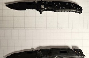 Bundespolizeidirektion Sankt Augustin: BPOL NRW: Bundespolizei beschlagnahmt mehrere Einhandmesser