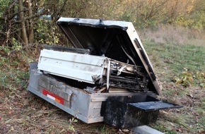 Kreispolizeibehörde Olpe: POL-OE: Aufgebrochener Zigarettenautomat aufgefunden