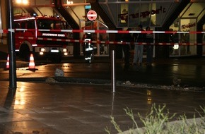 Feuerwehr Essen: FW-E: Wasserrohrbruch in Essener City