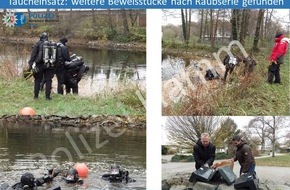 Polizeipräsidium Hamm: POL-HAM: Tauchereinsatz am Cappenberger See - Polizei findet weitere Beweismittel nach Raubserie