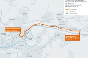 Polizeipräsidium Frankfurt am Main: POL-F: 230324 - 0355 Frankfurt-Ostend/Fechenheim/ Stadtgebiet Maintal: Polizei begleitet Schwerlasttransport