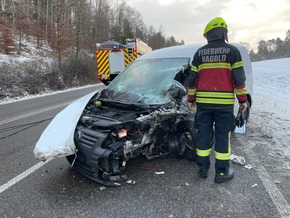 KFV-CW: Schwerer Verkehrsunfall auf der L 361 bei Nagold - Rettungshubschrauber bringt Schwerverletzten ins Krankenhaus