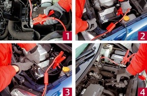 GTÜ Gesellschaft für Technische Überwachung mbH: Wenn die Autobatterie streikt: So geben Sie richtig Starthilfe