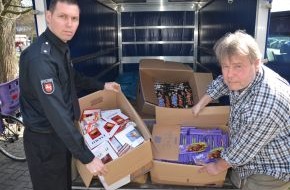 Polizeiinspektion Harburg: POL-WL: Süßigkeiten suchen neue Besitzer - Hansestadt Stade versteigert sichergestellte Lebensmittel