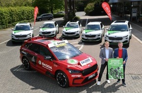 Skoda Auto Deutschland GmbH: ŠKODA mobilisiert Eschborn-Frankfurt und die ŠKODA Velotour