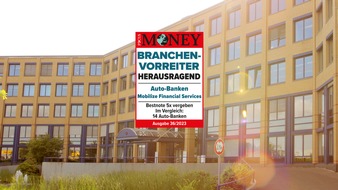Mobilize Financial Services, eine Marke der RCI Banque S.A. Niederlassung Deutschland: Focus Money-Studie: Mobilize Financial Services ist Branchen-Vorreiter in Deutschland
