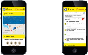 Touring Club Schweiz/Suisse/Svizzero - TCS: Grande successo della funzione "Travel Safety" dell'app TCS