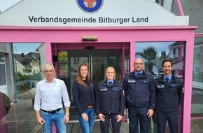 Polizeidirektion Wittlich: POL-PDWIL: Neues Gesicht in der Verbandsgemeinde Bitburger Land