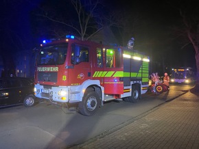 FW Lehrte: Eingeklemmtes Kind im ICE befreit - Stadtfeuerwehr Lehrte verzeichnet 11 Einsätze zum Jahreswechsel