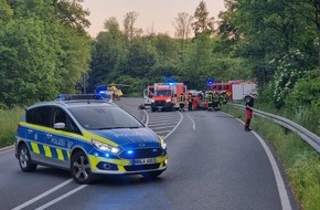 Kreispolizeibehörde Unna: POL-UN: Zu einem Verkehrsunfall kam es am 25.05.2023 gegen 20.15 Uhr. Ein 56-jährger Unnaer befuhr mit seinem Kraftrad die Pelkumer Straße (L665) in Fahrtrichtung Bönen.