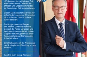 Polizei Gütersloh: POL-GT: Landrat ordnet "Strategische Fahndung" an