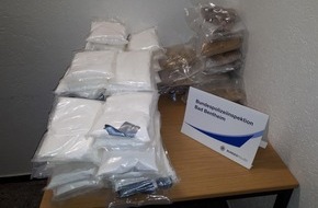 Bundespolizeiinspektion Bad Bentheim: BPOL-BadBentheim: Bundespolizei beschlagnahmt rund 64 Kilogramm Drogen im Wert von über einer halben Millionen Euro