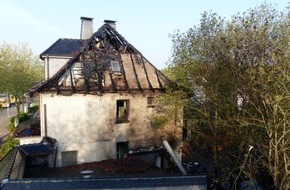 Polizei Minden-Lübbecke: POL-MI: Haus nach Brand unbewohnbar.