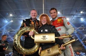 ProSieben: "Die große TV total Stock Car Crash Challenge 2010": Lucy Diakovska siegt als erste Frau, Stefan Raab holt sich Vizetitel in der 3000 ccm-Klasse und Teamsieg / Sehr gute 17,0 Prozent MA (mit Bild)