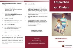 Polizeipräsidium Mainz: POL-PPMZ: Polizei überwacht Schulwege - berät zu richtiger Kindersicherung in Autos - Fake News wegen Kinderansprecher!