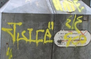 Kreispolizeibehörde Heinsberg: POL-HS: Zeugen nach Sachbeschädigungen durch Graffiti gesucht