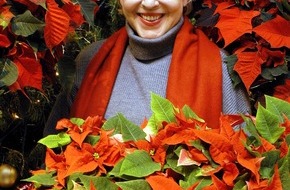 UNICEF Deutschland: Marie-Luise Marjan verkauft Weihnachtssterne zugunsten von Unicef in Hamburg