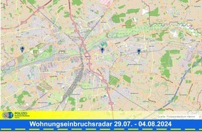 Polizeipräsidium Hamm: POL-HAM: Wohnungseinbruchsradar Hamm für die Woche vom 29. Juli bis 4. August