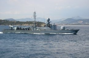 Presse- und Informationszentrum Marine: Marine - Pressemitteilung / Pressetermin: Schnellboot "Zobel" auf dem Weg zum UNIFIL-Einsatz (mit Bild)