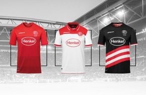 uhlsport GmbH: uhlsport präsentiert die neuen Trikots von Fortuna Düsseldorf zum 125-jährigen Vereinsjubiläum / Tradition, Heimat, Gemeinschaft - Designs stehen für Identifikation mit Stadt, Fans und Verein